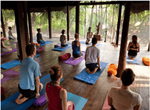Morning Hatha Yoga TTC class at HYR