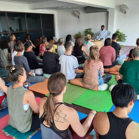Class at Himalayan Yoga Retreat